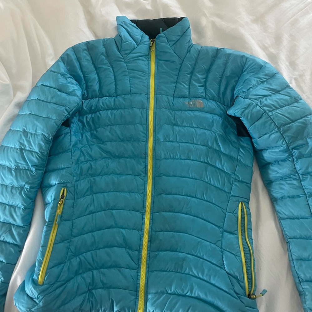 The North Face blue jacket size M